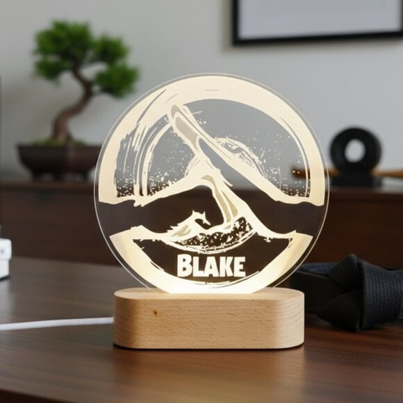 Karate Night Light – Personalized LED Lamp for Martial Arts Fans - Picture 8 of 8